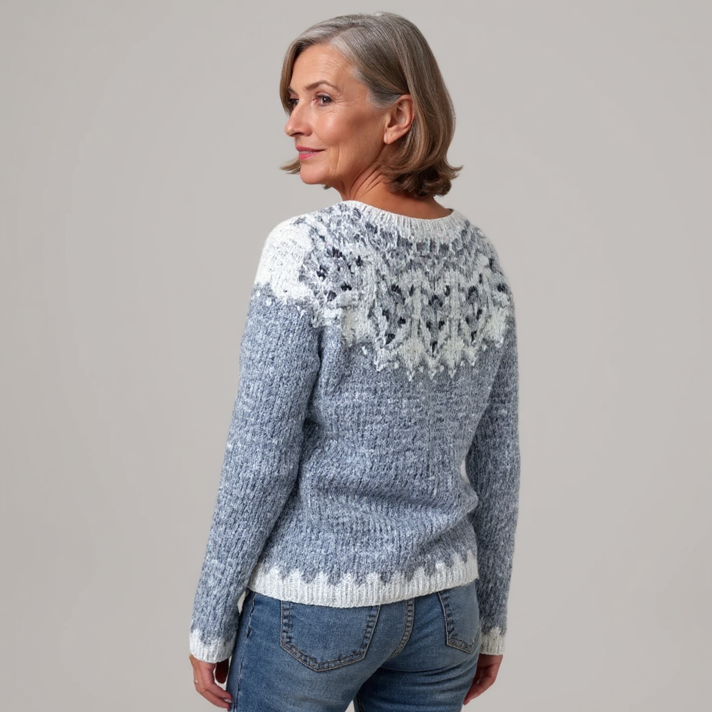 P|H - Frosted Snowflake Knit Sweater Patricia