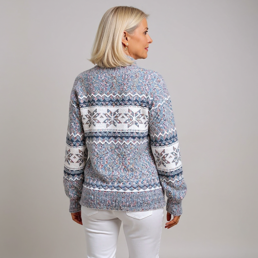 P|H - Snowflake Band Knit Sweater Barbara