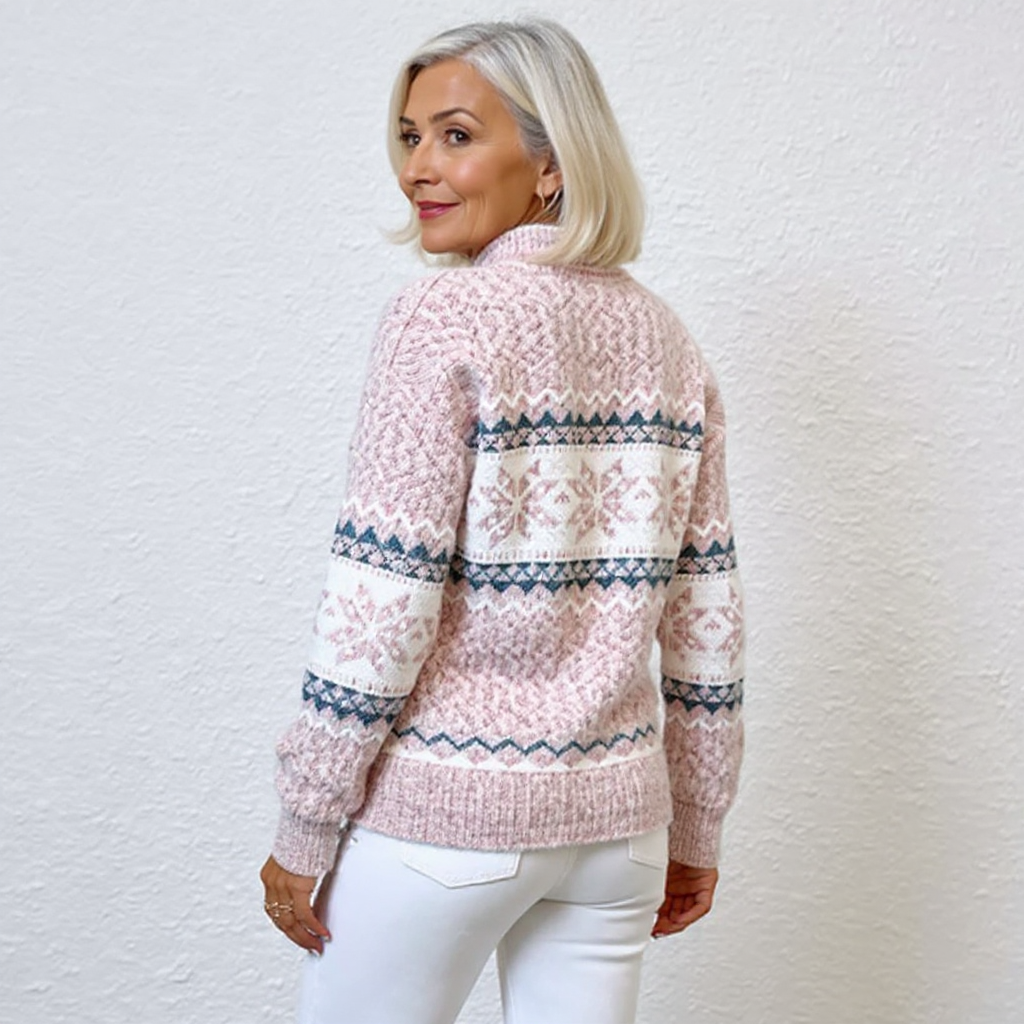 P|H - Snowflake Band Knit Sweater Barbara