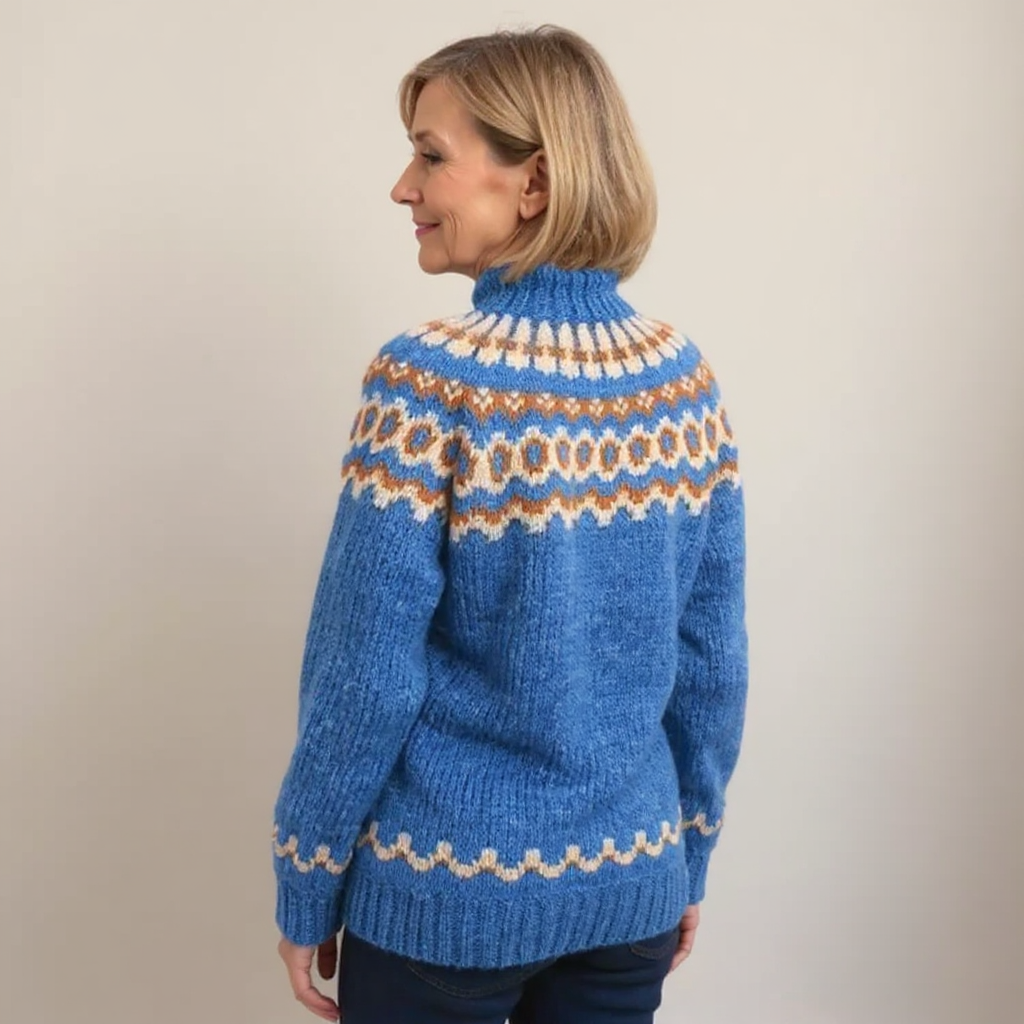 P|H - Ring Pattern Yoke Knit Sweater Sandra