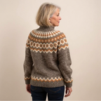 P|H - Ring Pattern Yoke Knit Sweater Sandra