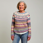 P|H - Heather Multi Fair Isle Knit Sweater Gloria