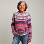 P|H - Rose Multi Fair Isle Knit Sweater Diane