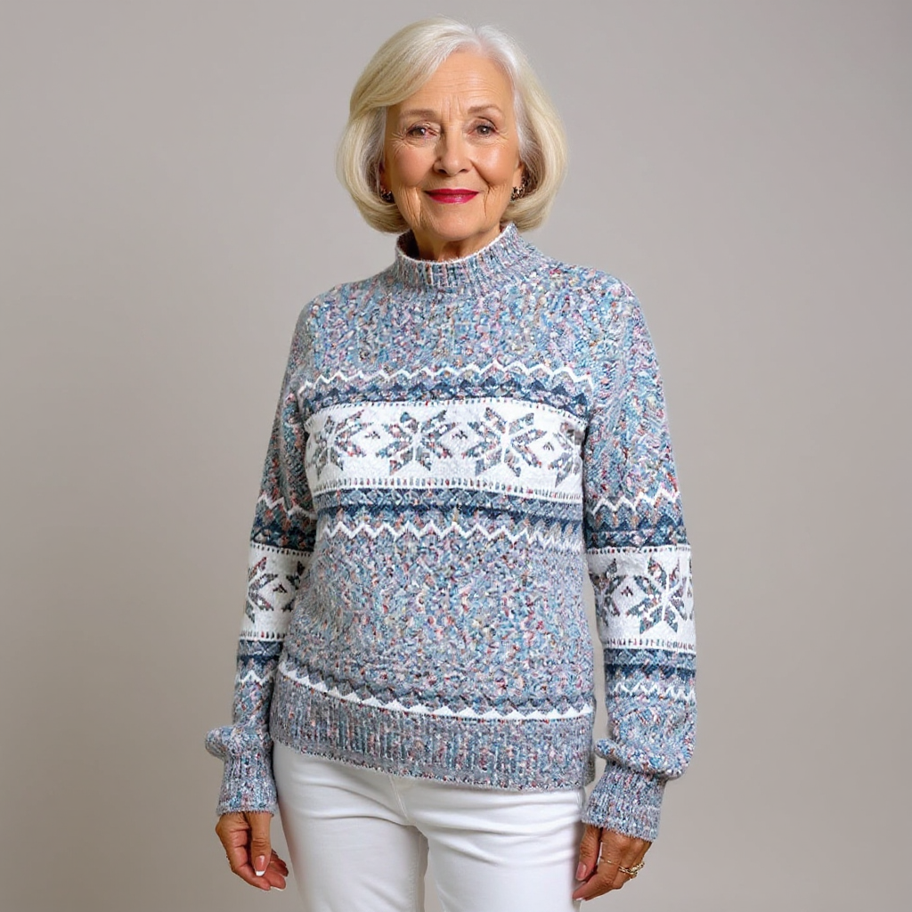 P|H - Snowflake Band Knit Sweater Barbara