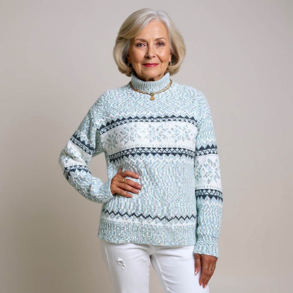 P|H - Snowflake Band Knit Sweater Barbara