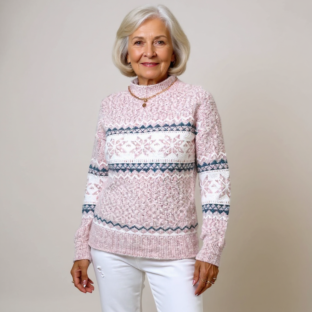 P|H - Snowflake Band Knit Sweater Barbara