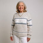 P|H - Snowflake Band Knit Sweater Barbara