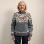 P|H - Ring Pattern Yoke Knit Sweater Sandra