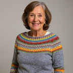 P|H - Rainbow Yoke Knit Sweater Sharon