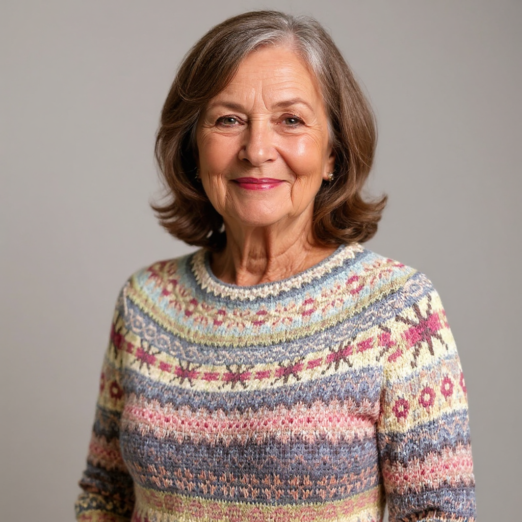 P|H - Heather Multi Fair Isle Knit Sweater Gloria