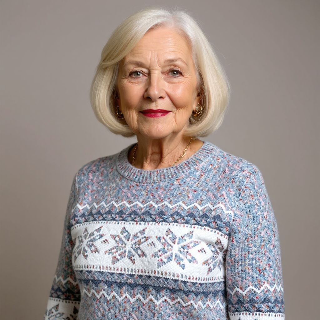 P|H - Snowflake Band Knit Sweater Barbara