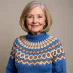 P|H - Ring Pattern Yoke Knit Sweater Sandra