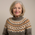 P|H - Ring Pattern Yoke Knit Sweater Sandra