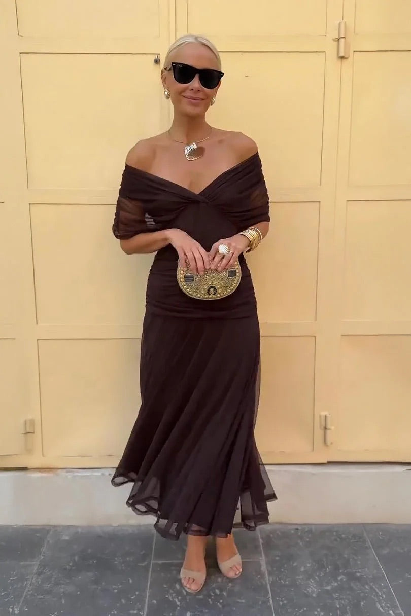 P|H - Off-Shoulder Maxi Dress Marie