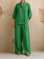 P|H - Relaxed Batwing Two-Piece Set Carol