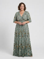P|H - Short Sleeve Maxi Dress Evadne