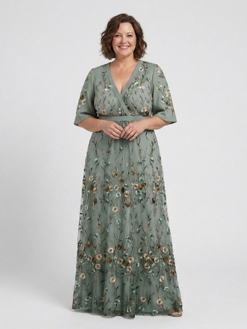 P|H - Short Sleeve Maxi Dress Evadne