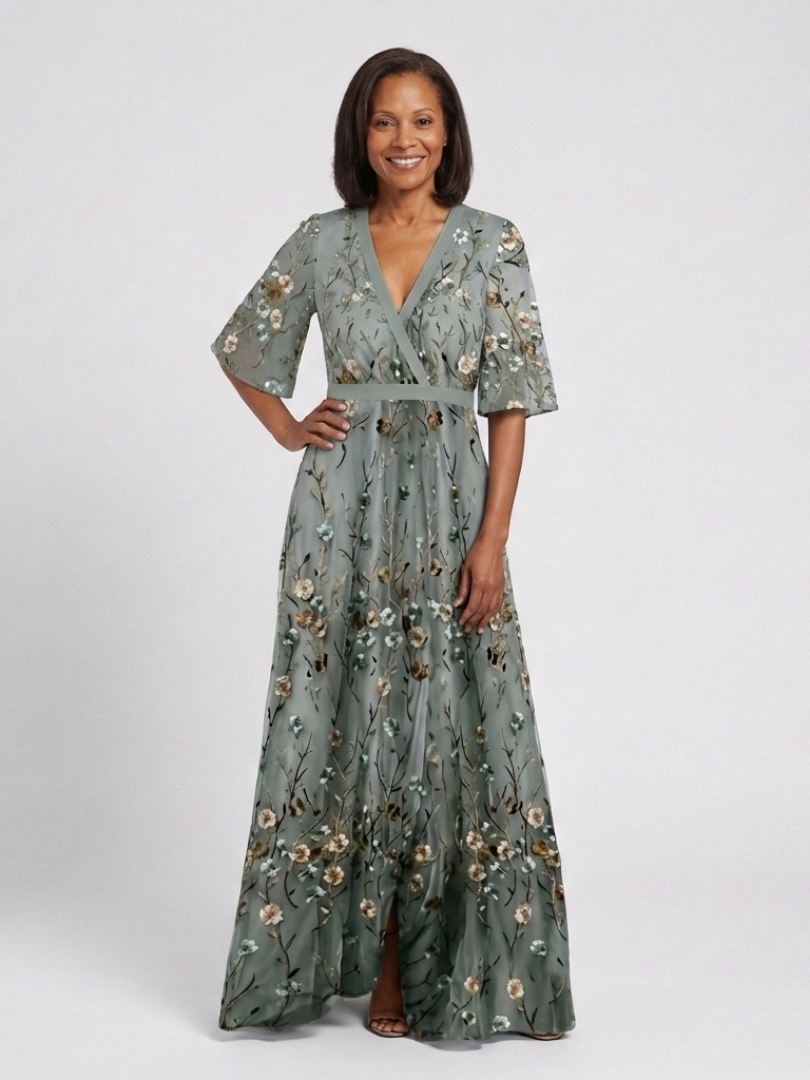 P|H - Short Sleeve Maxi Dress Evadne