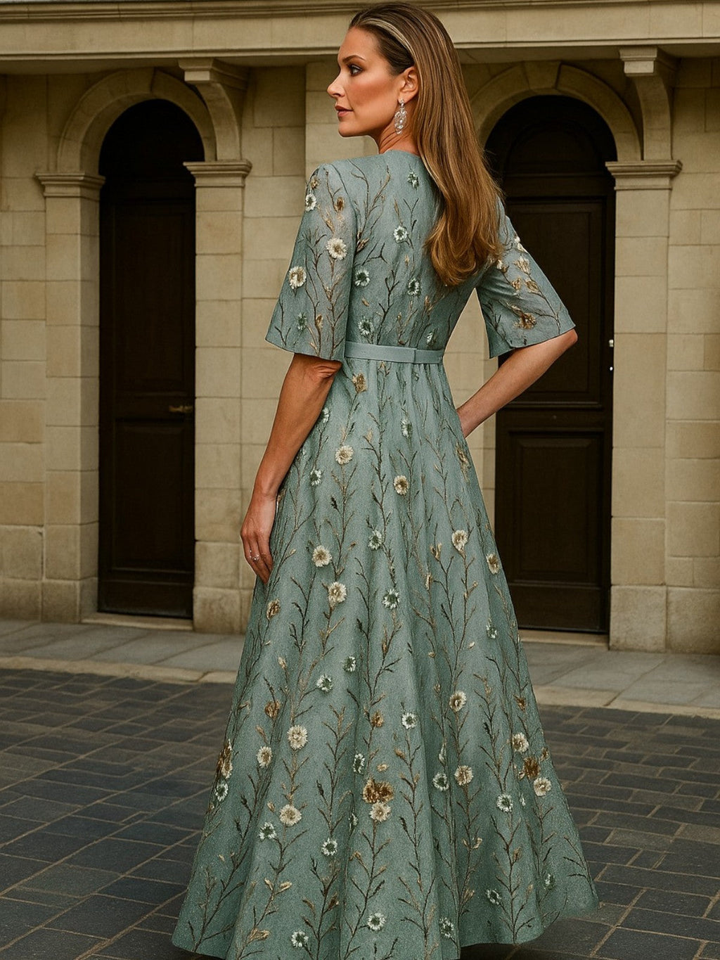 P|H - Botanical Maxi Dress Irène