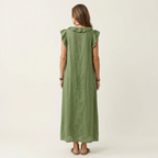 P|H - Ruffle V-Neck Maxi Dress Marilyn