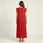 P|H - Ruffle V-Neck Maxi Dress Marilyn