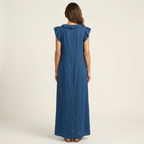 P|H - Ruffle V-Neck Maxi Dress Marilyn