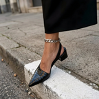 P|H - Pointed Slingback Block Heels Nancy