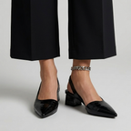 P|H - Pointed Slingback Block Heels Nancy
