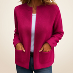 P|H - Soft Zip-Front Knit Cardigan Diane
