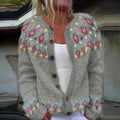 P|H - Sage Floral Embroidered Cardigan Patricia