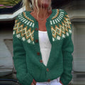 P|H - Emerald Gold Chevron Cardigan Rosemary