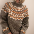 P|H - Ring Pattern Yoke Knit Sweater Sandra