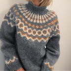 P|H - Ring Pattern Yoke Knit Sweater Sandra