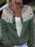 P|H - Olive Confetti Bloom Cardigan Lorraine