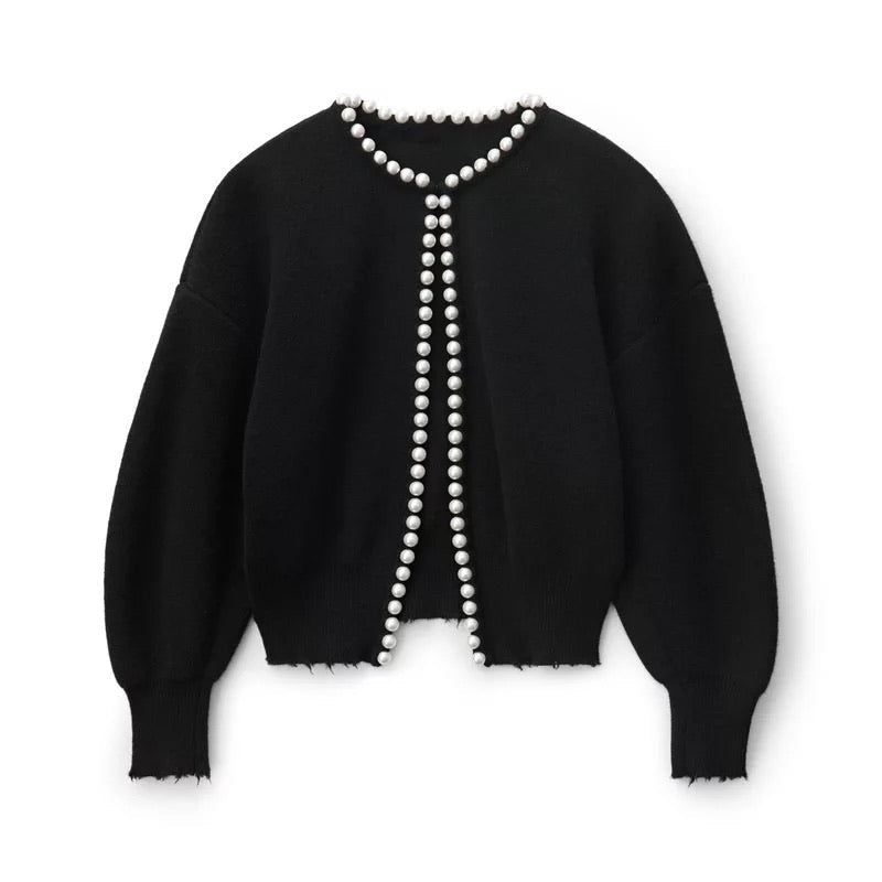 P|H - Pearl Edge Cropped Cardigan Kathleen