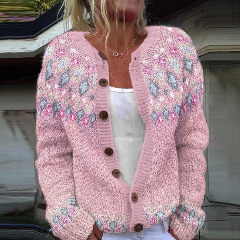 P|H - Blush Pastel Floral Cardigan Susan