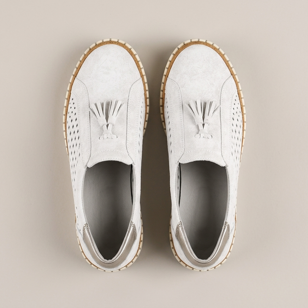 A cushioned footbed you stop noticing