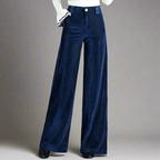 P|H - High-Rise Knit Velvet Trousers Violet