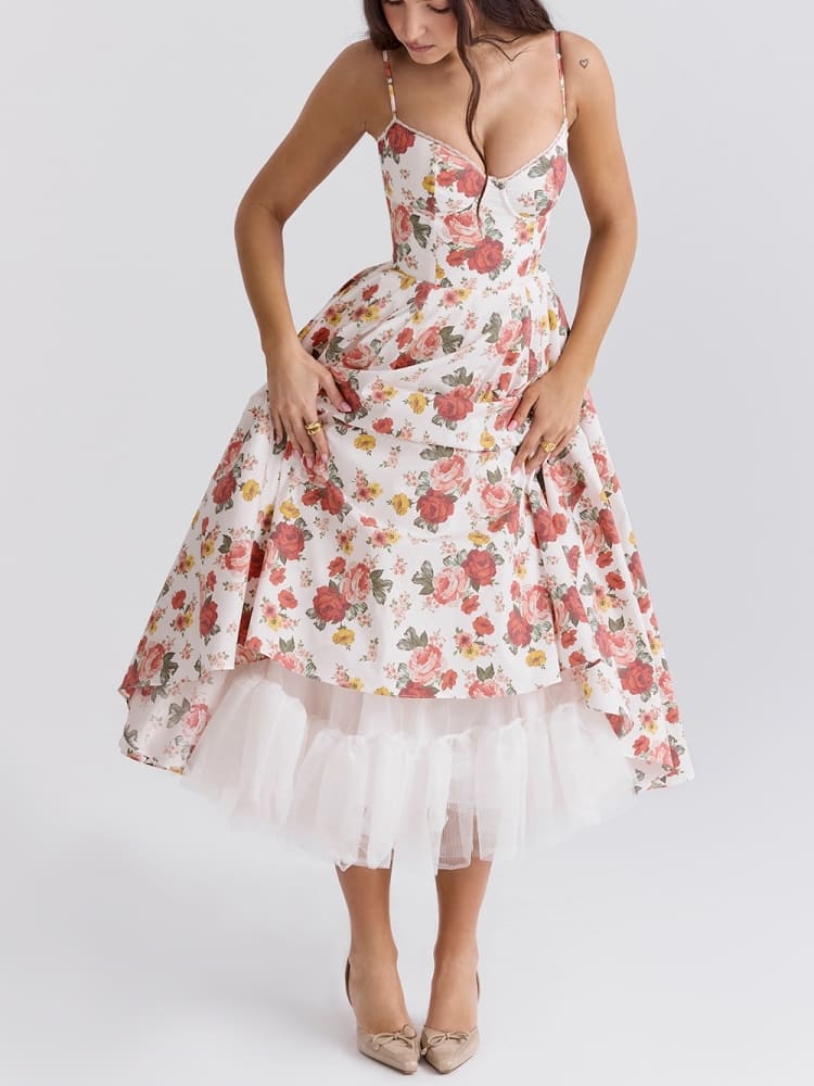 P|H - Elegant Floral Dress Eva