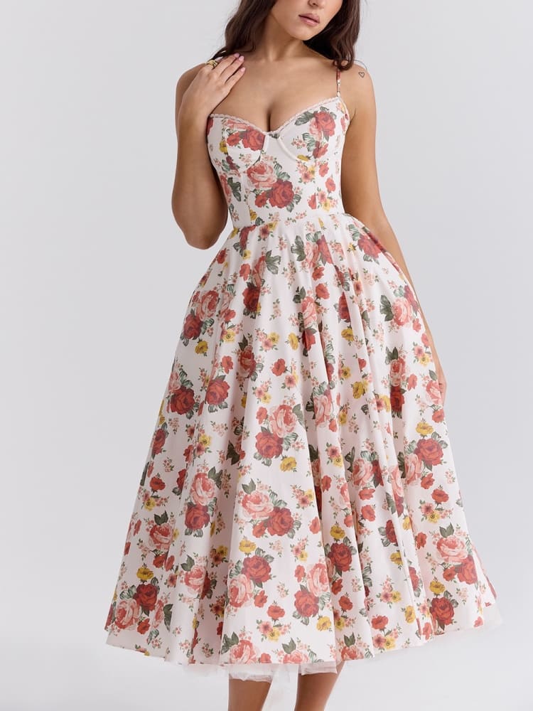 P|H - Elegant Floral Dress Eva