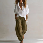 P|H - Relaxed Shirt And Trouser Set Rose