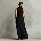 P|H - High Neck Column Maxi Dress Marilyn