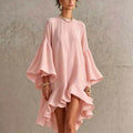 P|H - Flutter Sleeve Asymmetric Midi Dress Eleanor