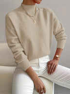 P|H - Soft Mock Neck Knit Sweater Eleanor