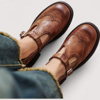 P|H - Cushioned Leather Mary Jane Shoes Kathleen