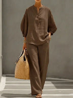 P|H - Casual Relaxed Two-Piece Set Bianca