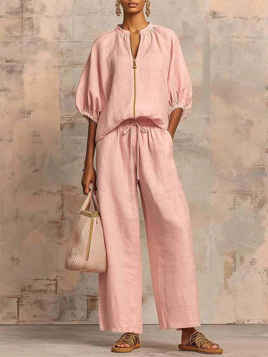 P|H - Zip-Up Two-Piece Set Amélie