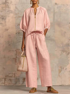 P|H - Zip-Up Two-Piece Set Amélie