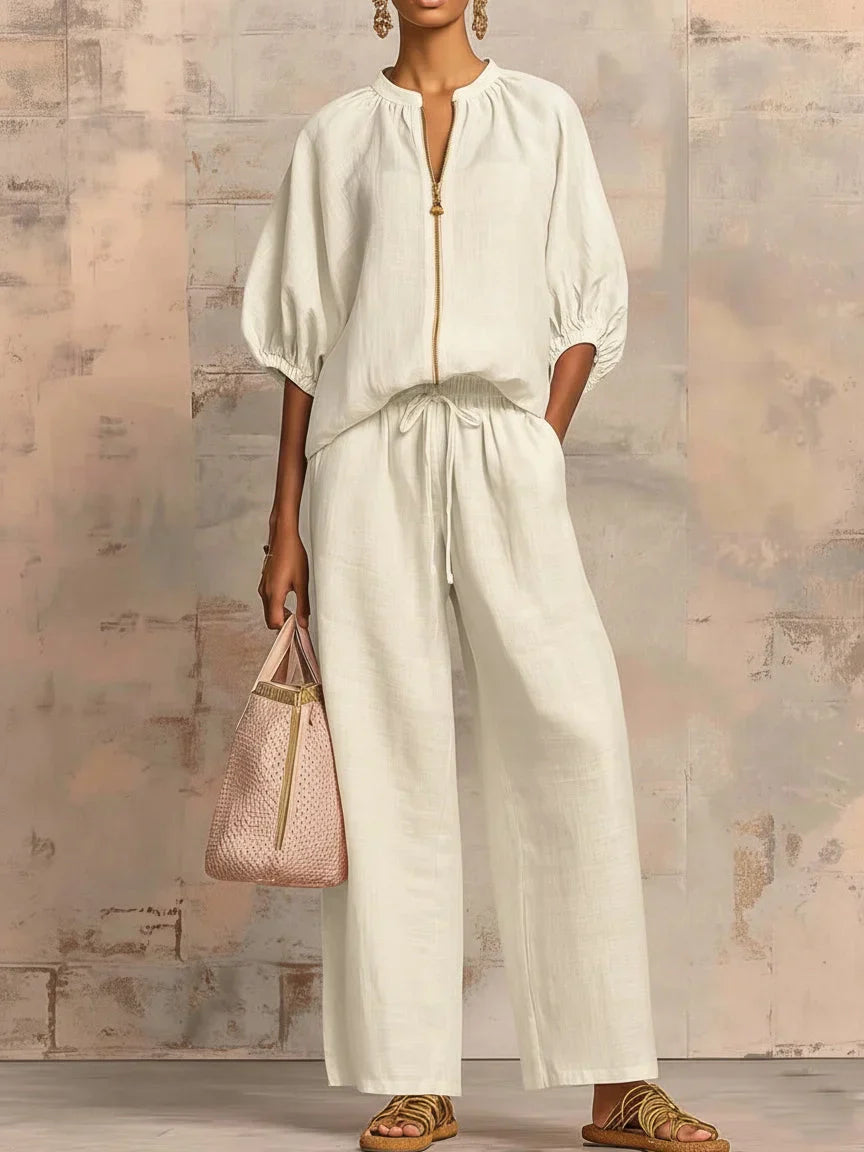 P|H - Zip-Up Two-Piece Set Amélie