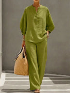 P|H - Casual Relaxed Two-Piece Set Bianca